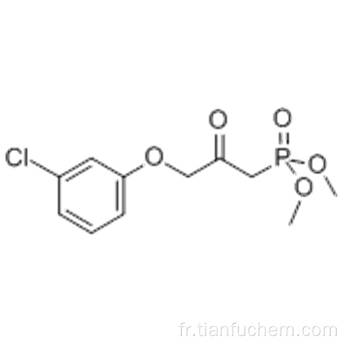 Acide phosphonique, [3- (3-chlorophénoxy) -2-oxopropyl] -, ester diméthylique (9CI) CAS 40665-94-9